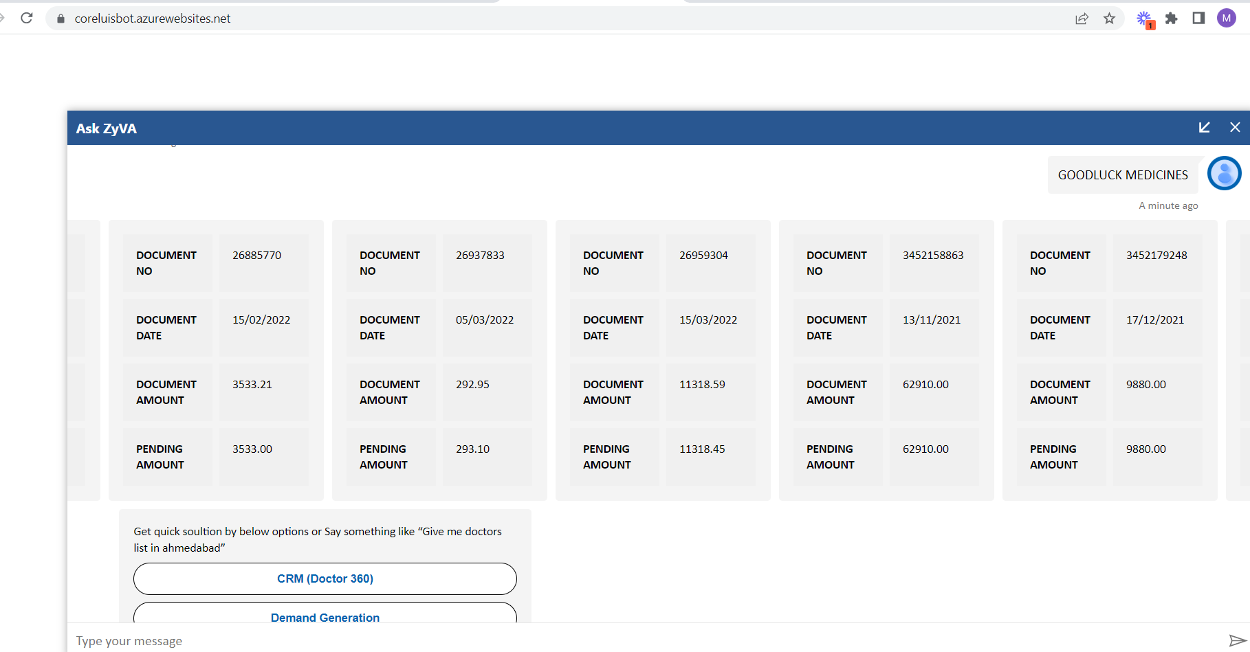 Zydus Chatbot (ZyVA) - 7